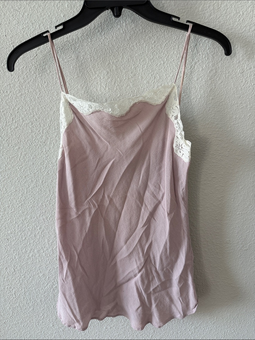 Wilfred Lace-Trim Slip Camisole — Mauve Pink